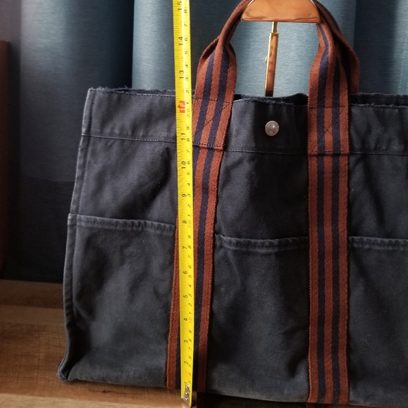 HERMES Denim Large tote bag - Picture 4 of 16